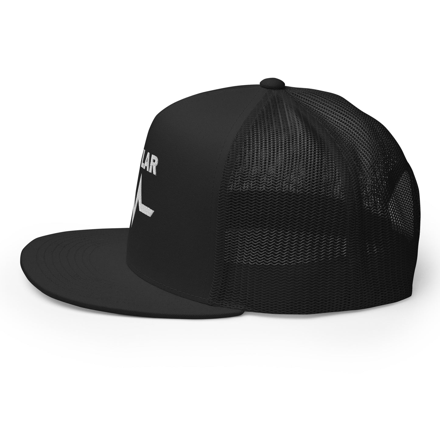 VOWLAR BLACK TRUCKER CAP