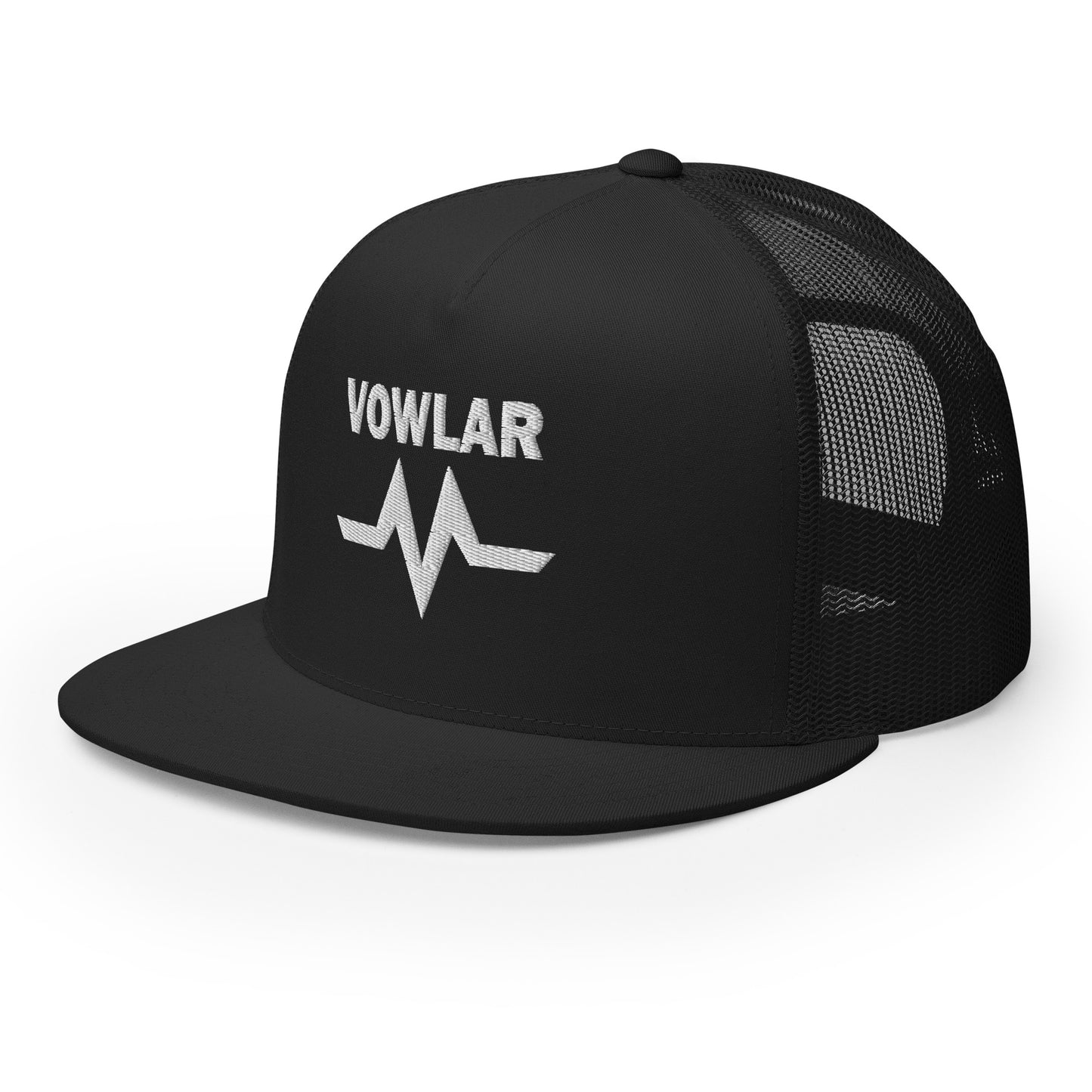 VOWLAR BLACK TRUCKER CAP