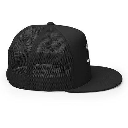 VOWLAR BLACK TRUCKER CAP