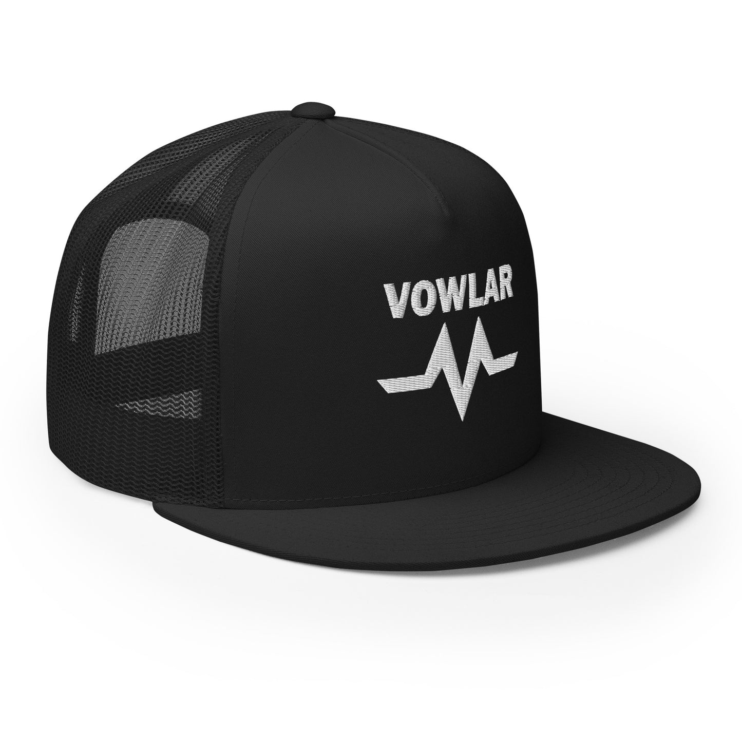 VOWLAR BLACK TRUCKER CAP