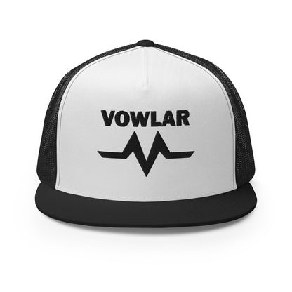 VOWLAR WHITE TRUCKER CAP