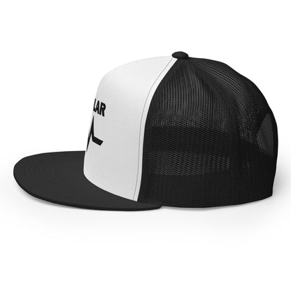 VOWLAR WHITE TRUCKER CAP