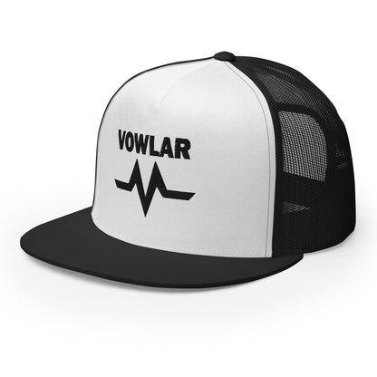 VOWLAR WHITE TRUCKER CAP