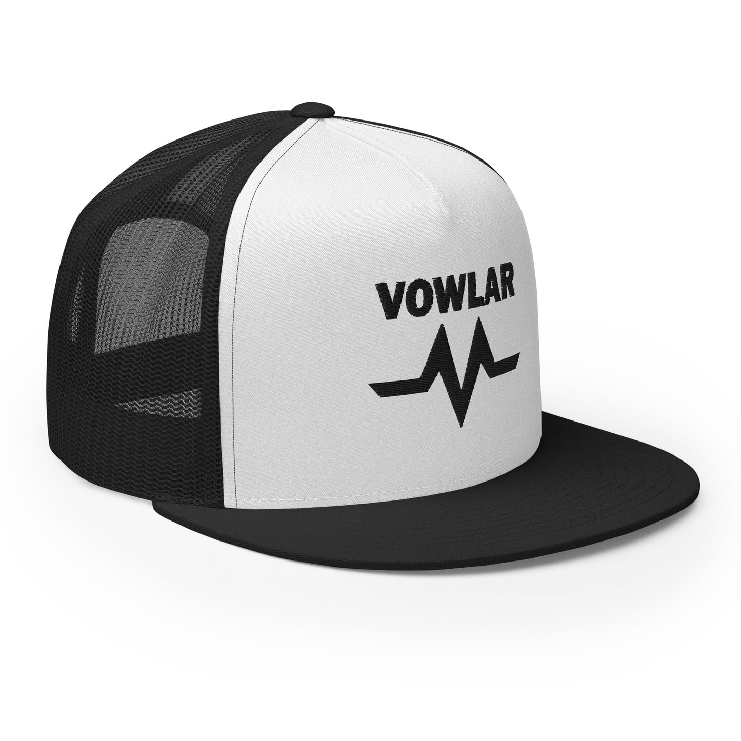 VOWLAR WHITE TRUCKER CAP