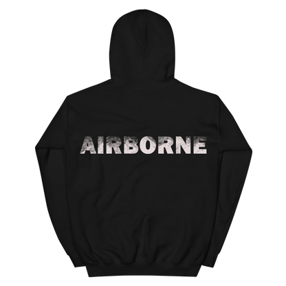 VOWLAR BLACK OVERSIZED HOODIE - "AIRBORNE"