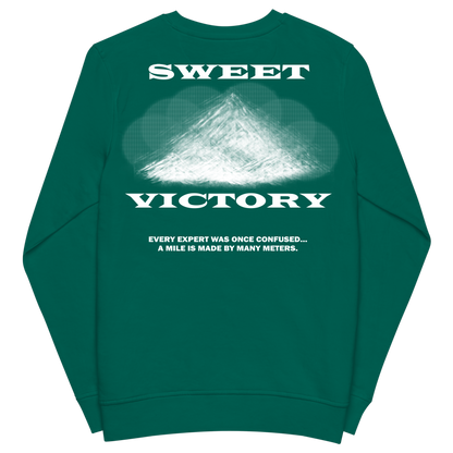 VOWLAR GREEN OVERSIZED SWEATER - "SWEET VICTORY"