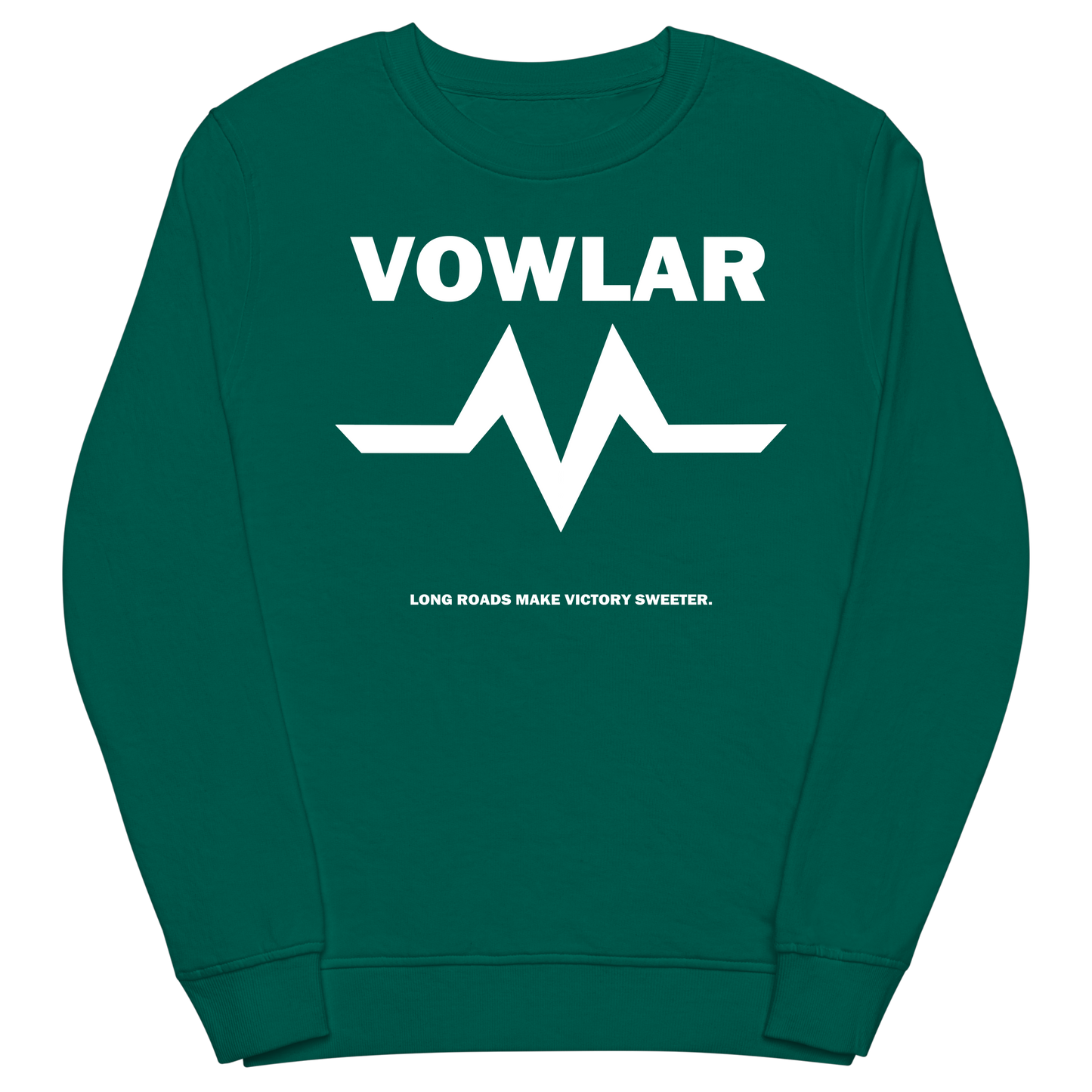 VOWLAR GREEN OVERSIZED SWEATER - "SWEET VICTORY"