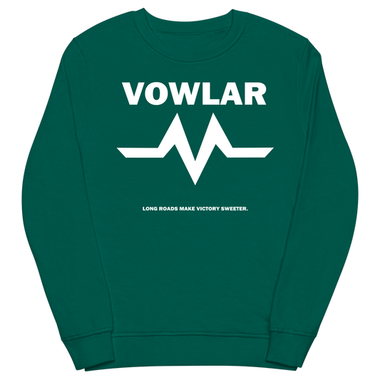 VOWLAR GREEN OVERSIZED SWEATER - "SWEET VICTORY"